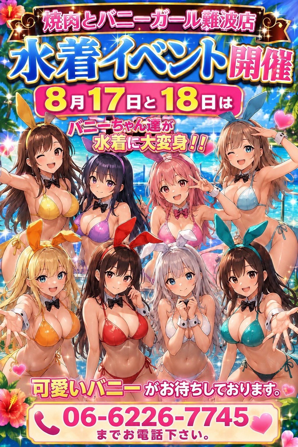 8月17日・18日水着イベント開催！！